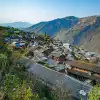 Dabime Village, Ma'anshan Township, Weishan, Dali: A Bird's-Eye View from the Road, Encountering the Most Beautiful Mountain Landscape