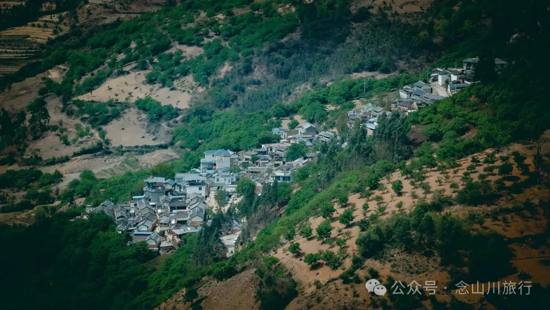 大理巍山五印乡白乃村:绿树掩映,红花点缀,小鸡足山脚下的村庄 - 第2张