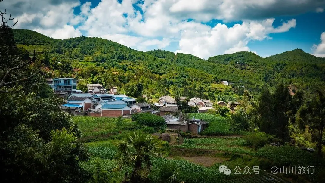大理南涧宝华镇阿里勿大村：屋脊是未干的墨线，云雾是洇开的留白 - 第2张