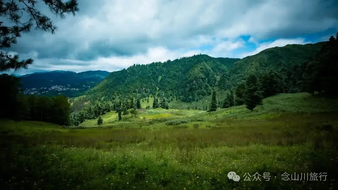 徒步小塘子村与大黄草坝村之间的夏日山野 - 第1张