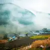 巴珠村深秋的雨裡，有別樣的江南水墨印象