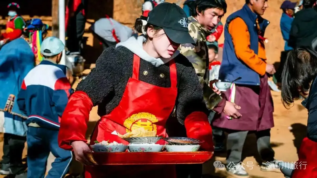 Traditional Tibetan Cuisine at a Wedding Feast in Bazhu Village, Yunnan - Image 2