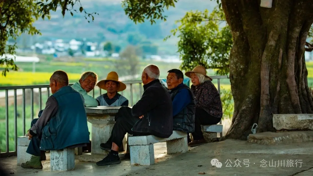 保山隆阳区丙麻乡油菜花|土夯小屋，远山淡烟，夕阳花田，这是谁的美好故乡呢 - 第13张
