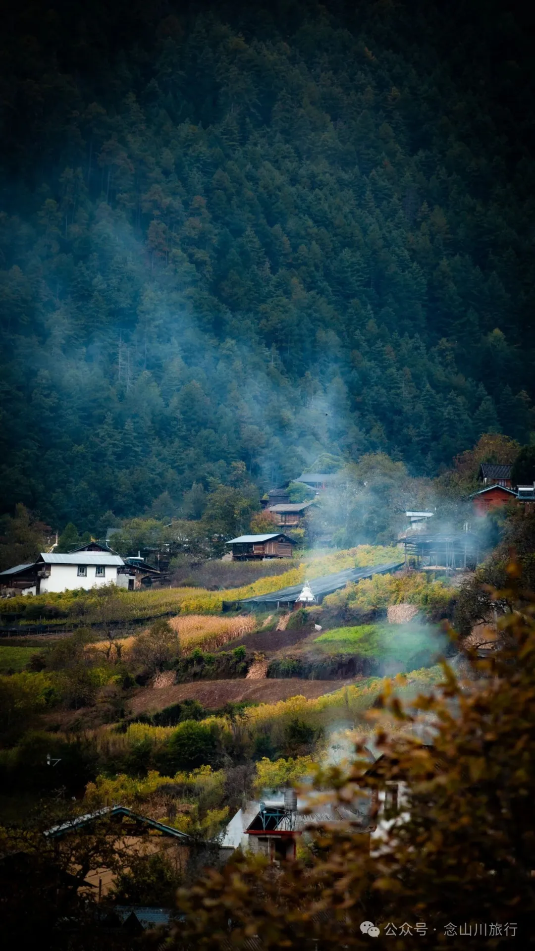 巴珠村深秋的雨里，有别样的江南水墨印象 - 第22张