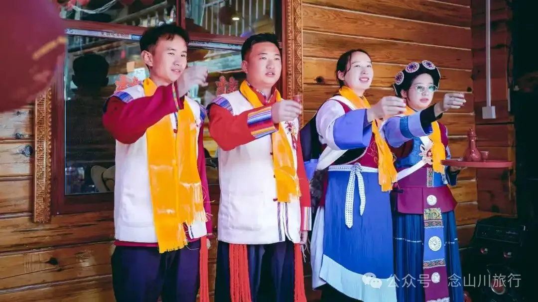 迪庆维西巴珠村石家本一场独特的藏族婚礼(人物服饰与宴席篇) - 第21张