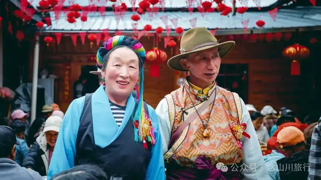 迪庆维西巴珠村石家本一场独特的藏族婚礼(人物服饰与宴席篇) - 第22张