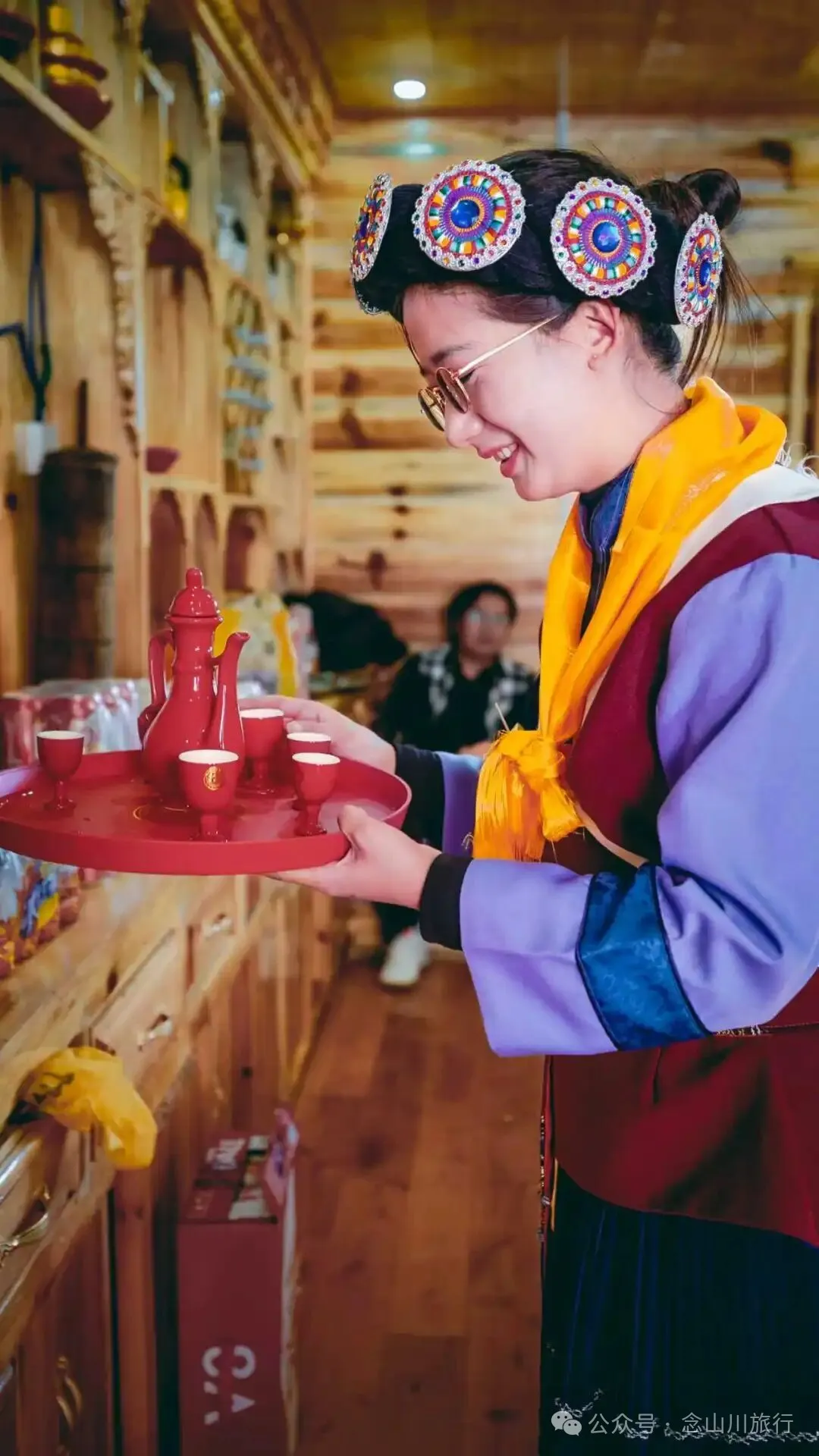 迪庆维西巴珠村石家本一场独特的藏族婚礼(人物服饰与宴席篇) - 第24张