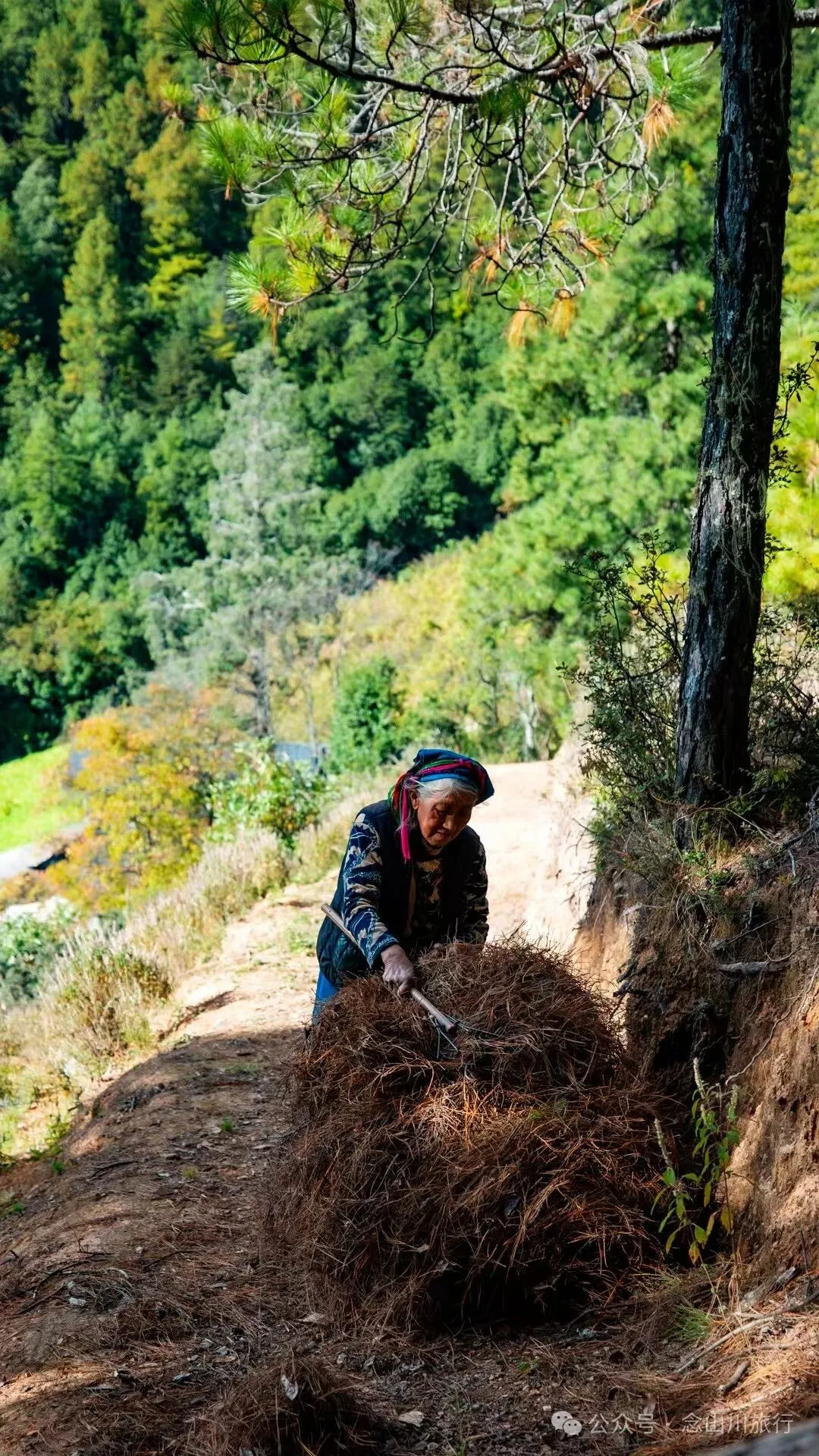 俯瞰塔城，远望达摩祖师洞和石卡雪山，秋冬季很适合来巴珠这条徒步路线 - 第8张