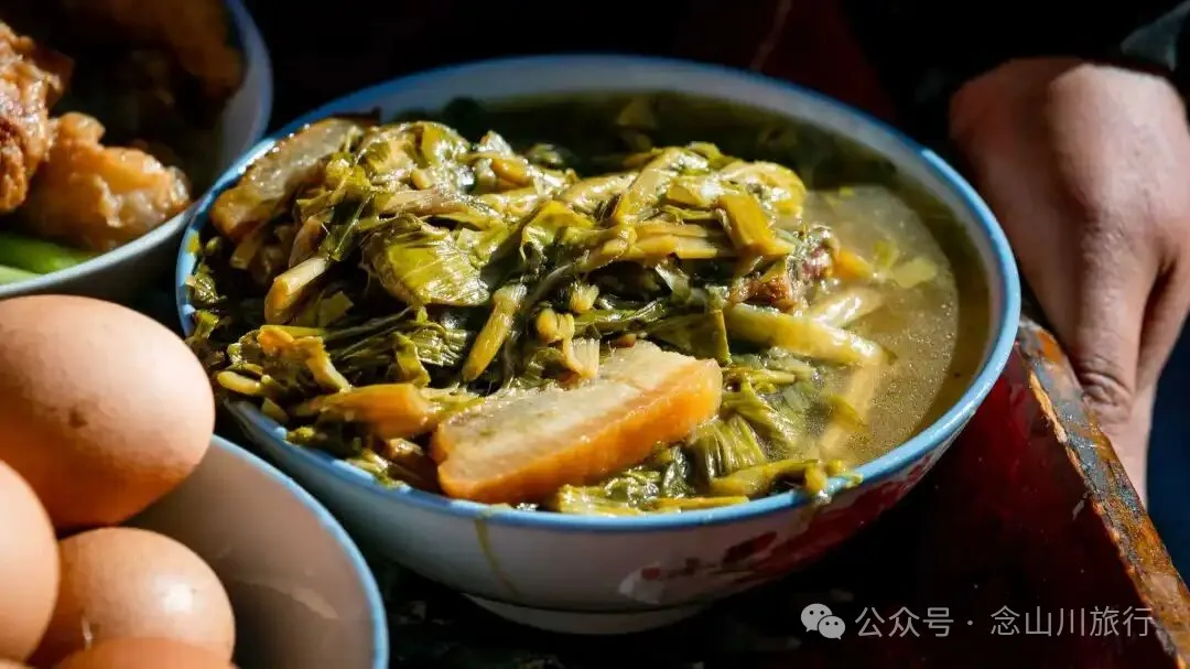 云南巴珠村藏族喜宴上的传统美食 - 第10张