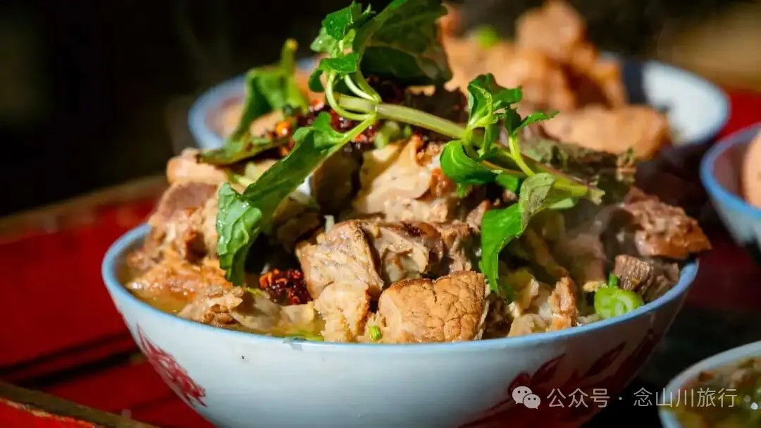 云南巴珠村藏族喜宴上的传统美食 - 第14张