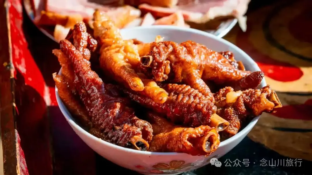 云南巴珠村藏族喜宴上的传统美食 - 第19张